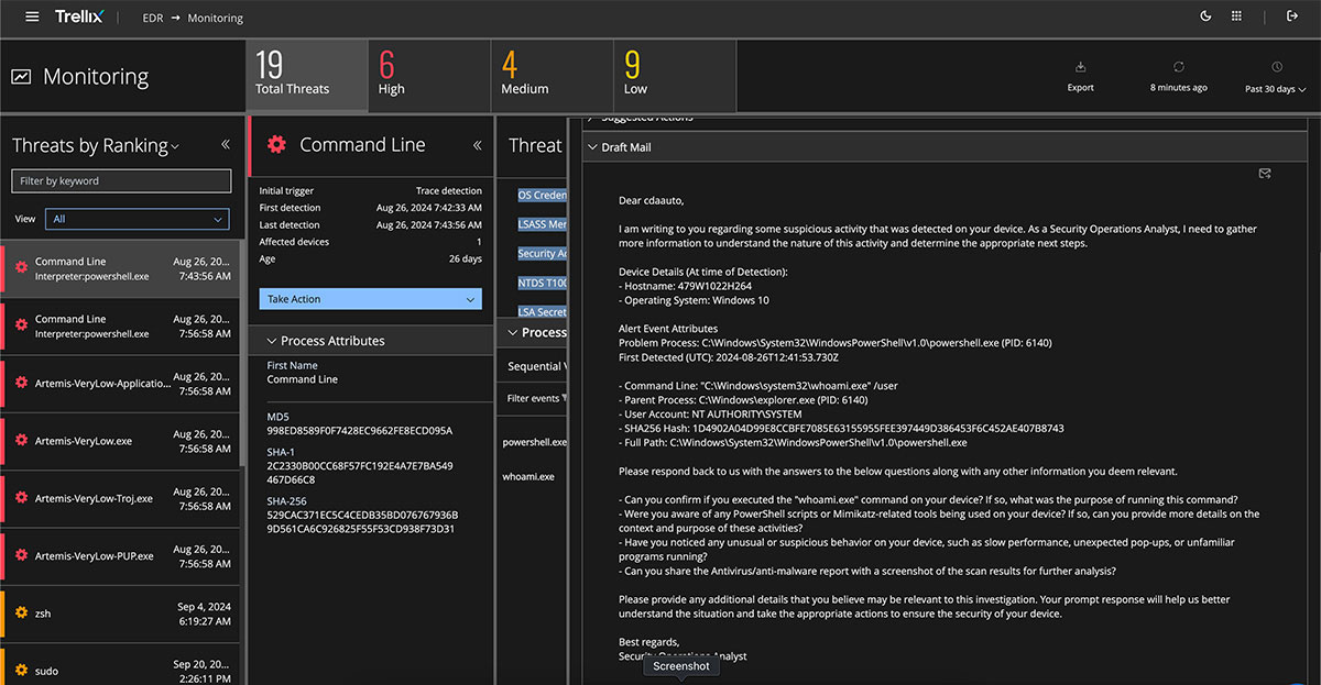 Figure 3: EDR-Wise-Summary Email