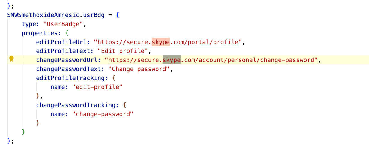 Figure 6 – Skype References in the Javascript Payload