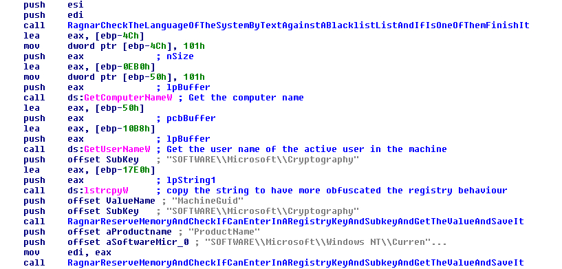 FIGURE 3. CHECK OF THE LANGUAGE AGAINST THE BLACKLIST