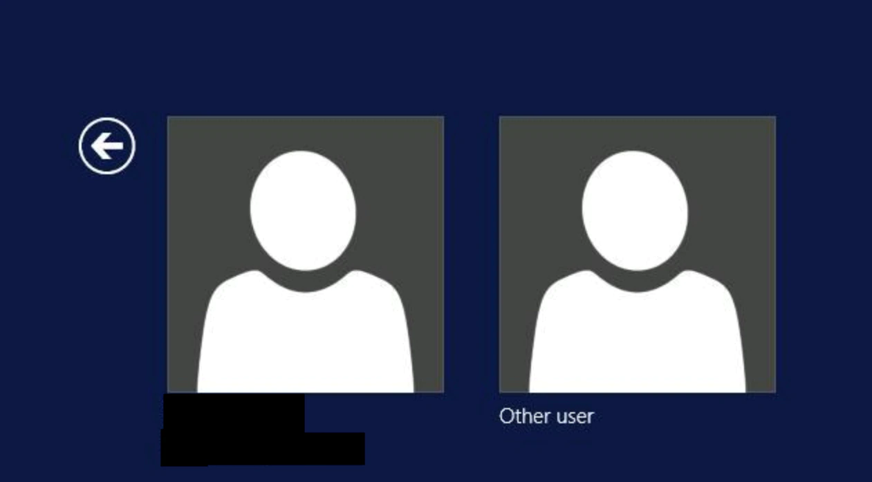 A login screen that matches the configuration offered in the RDP shop